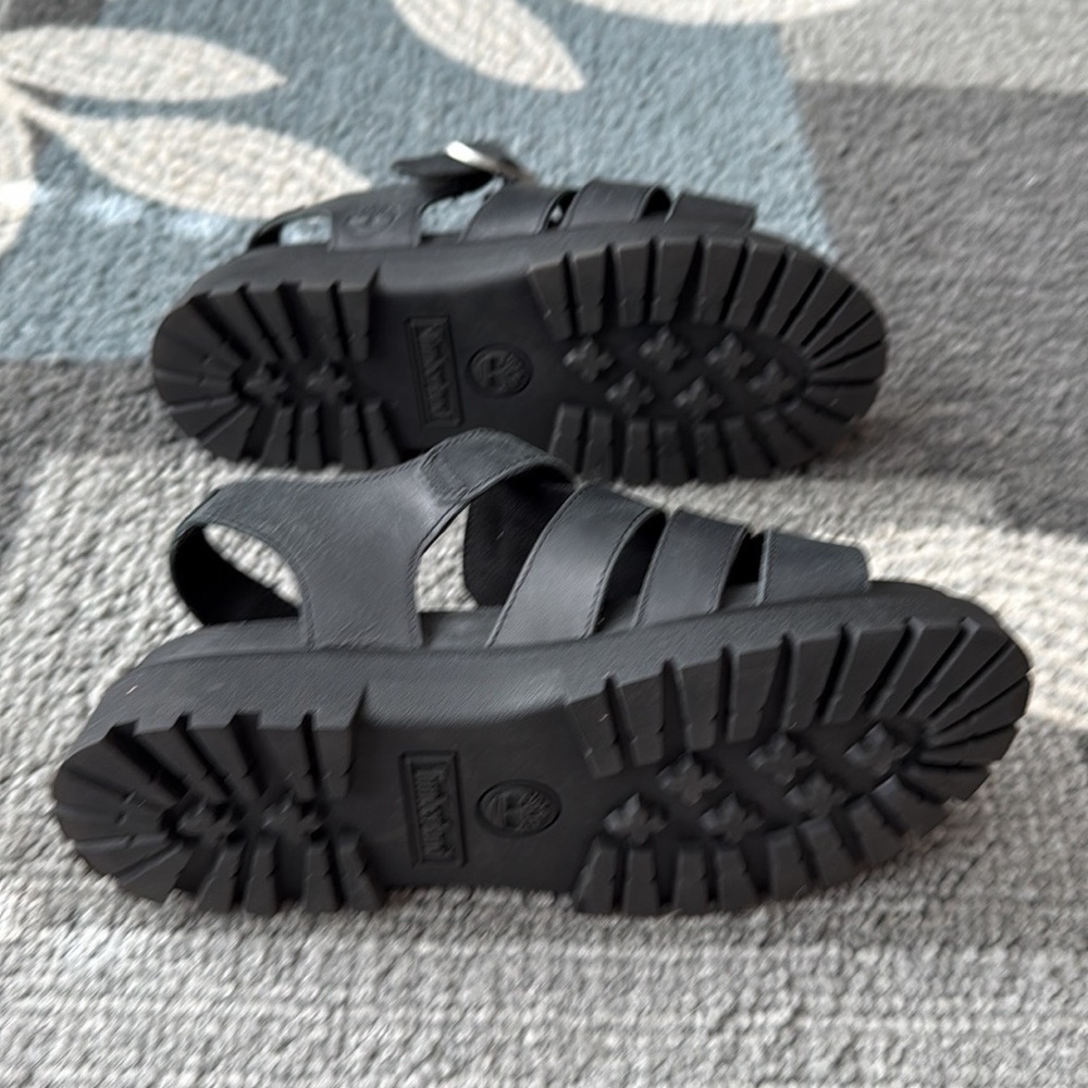 Timberland Women’s Clairemont Way Fisherman leather sandals - 5.5 - Picture 4 of 6